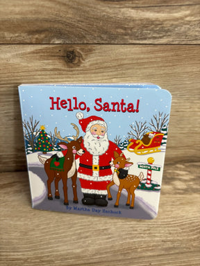 Hello, Santa! children's book with Santa, reindeer, and North Pole scene for holiday gifting