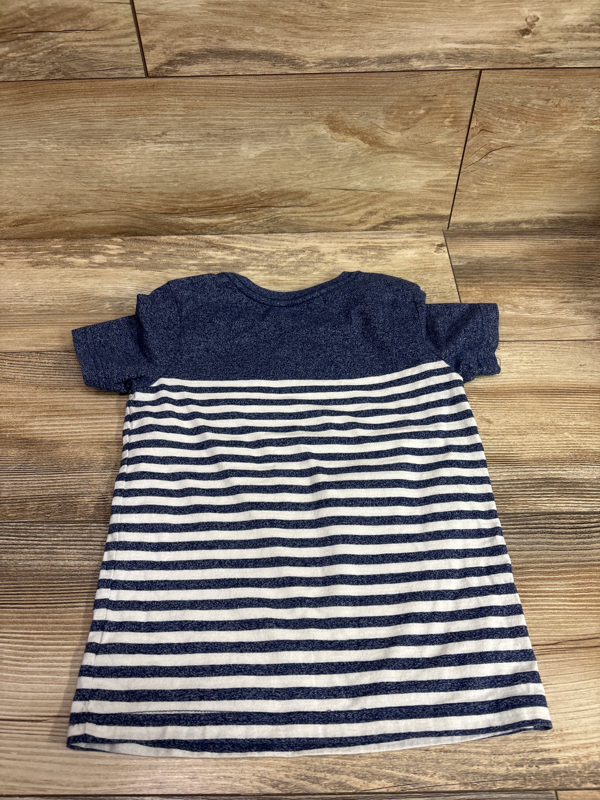 Cat & Jack Striped Shirt Navy sz 5T