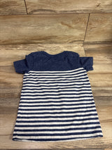 Cat & Jack Striped Shirt Navy sz 5T