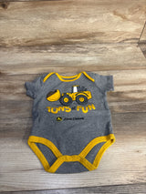 John Deere Tons of Fun Bodysuit Grey sz 6/9m