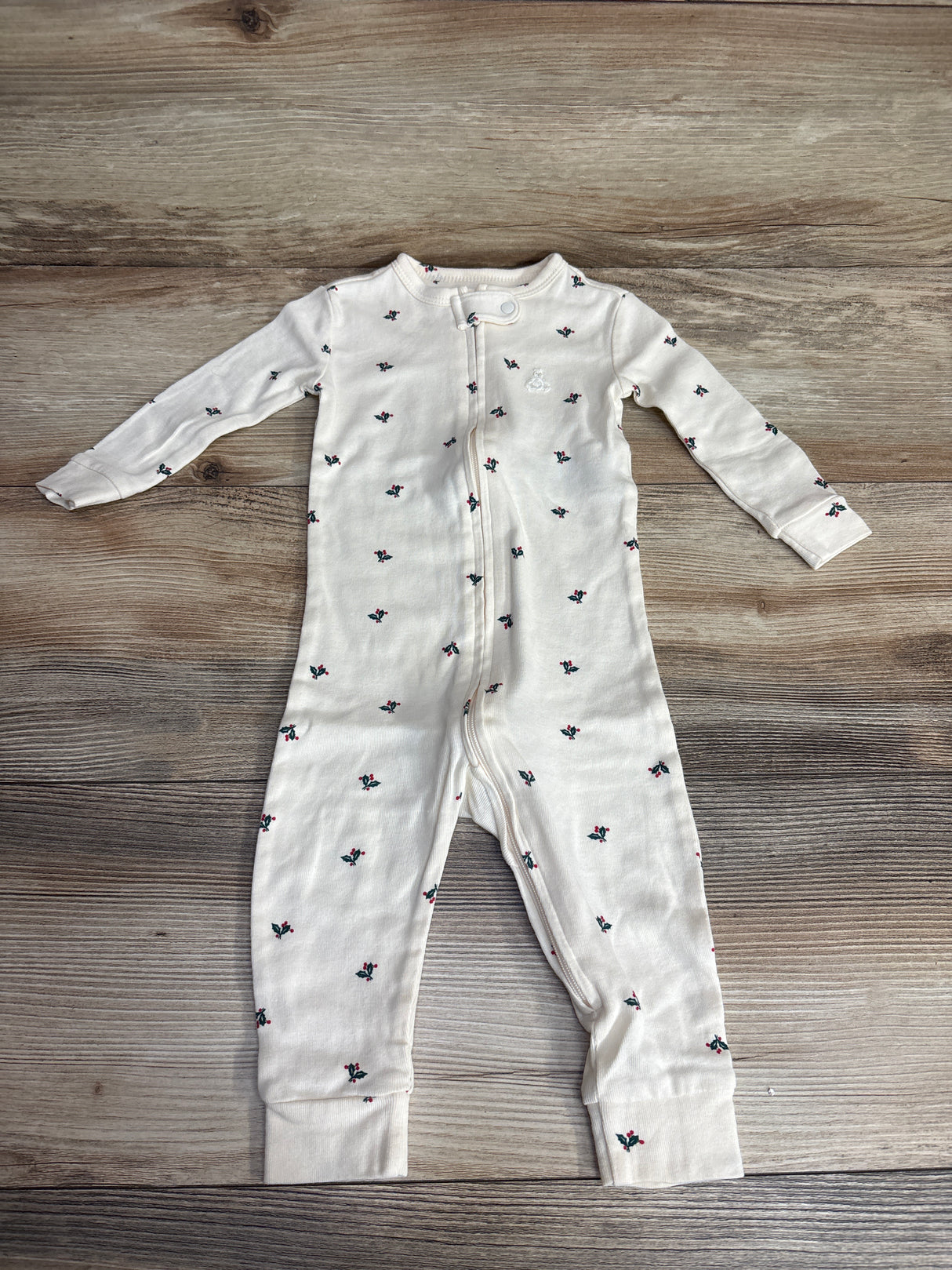 Baby Gap Organic Cotton Holly One Piece Off White sz 6-12m