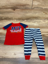 Koala Kids MVP Sleeper 2pc Pajama Set Red sz 24m