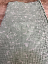 Aden + Anais x Disney Baby Muslin Swaddle Blanket, Winnie the Pooh Green