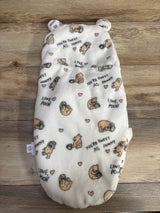 Pooh Bear Collection Winnie the Pooh Plush Swaddle White sz 0-3m