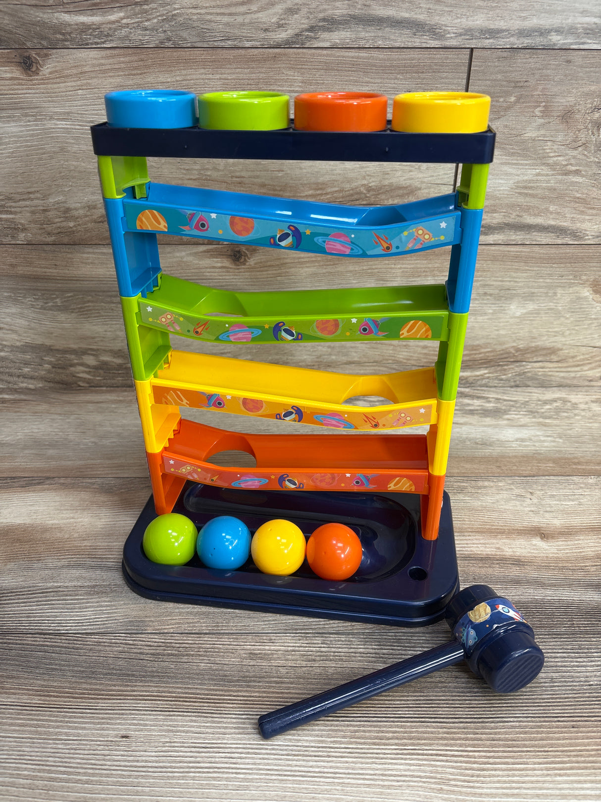 Pound And Drop Learning Station w/ Four Rattle Balls