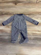 Carter's Striped Terry Cloth Sleeper Navy sz Newborn - Me n Mommy To Be
