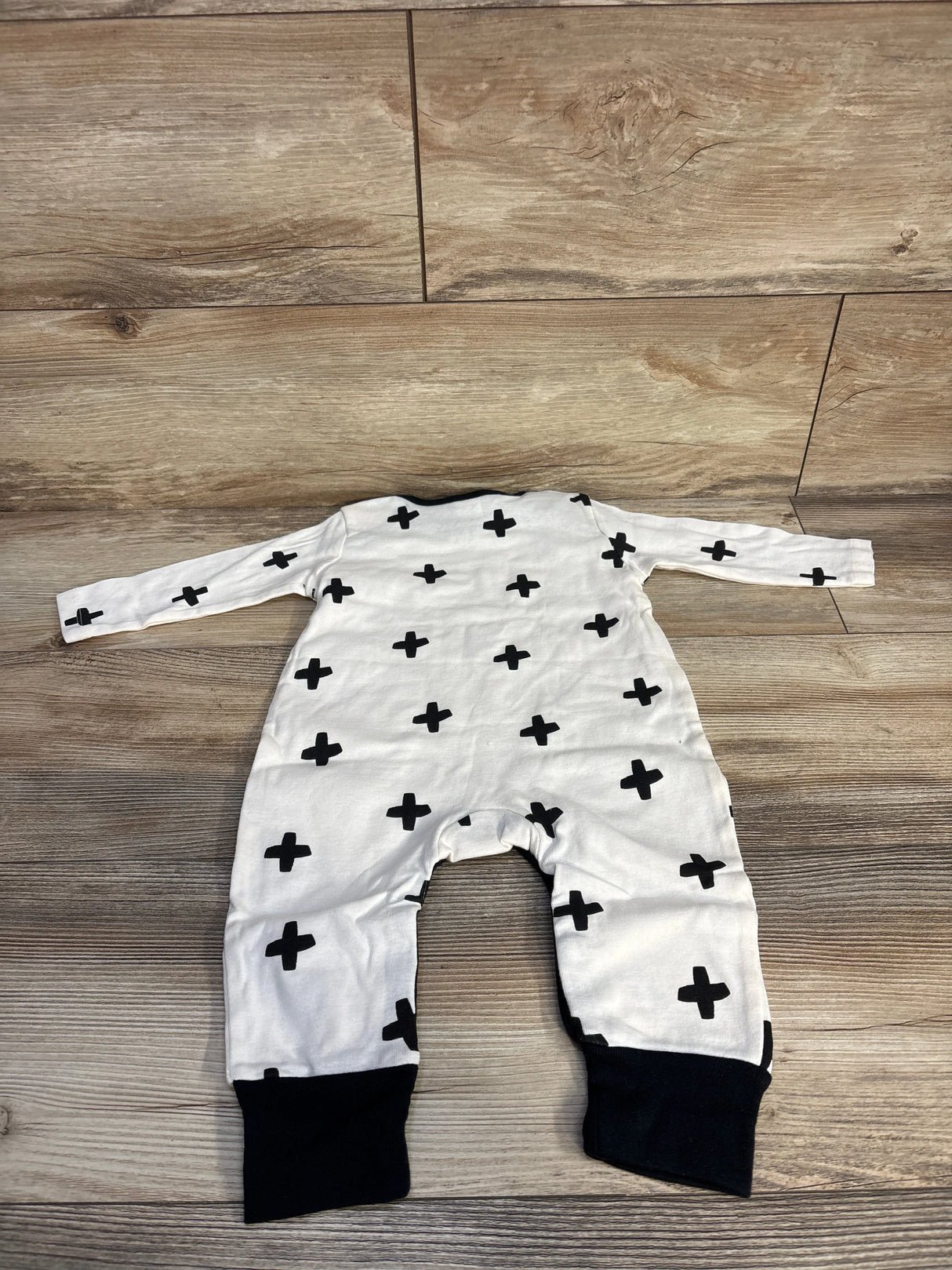 Tesd Babe Plus Sign Print Coverall White 12-18m