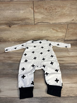 Tesd Babe Plus Sign Print Coverall White 12-18m
