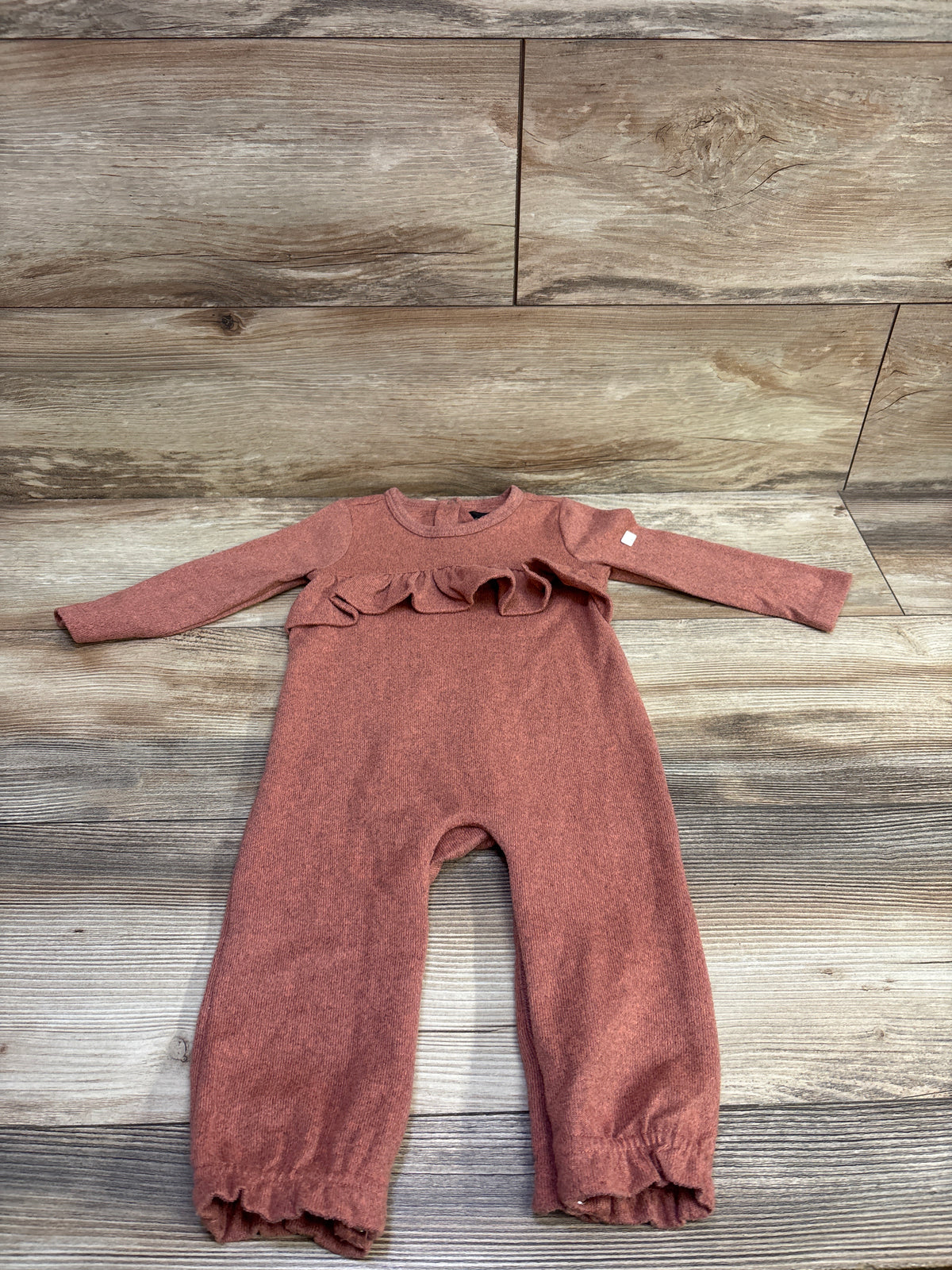 7 For All Mankind Knit Ruffle Coverall Pink sz 12m