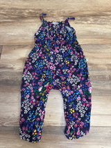 Posh P Endra Floral Sleeveless Jumpsuit Navy sz 18-24m