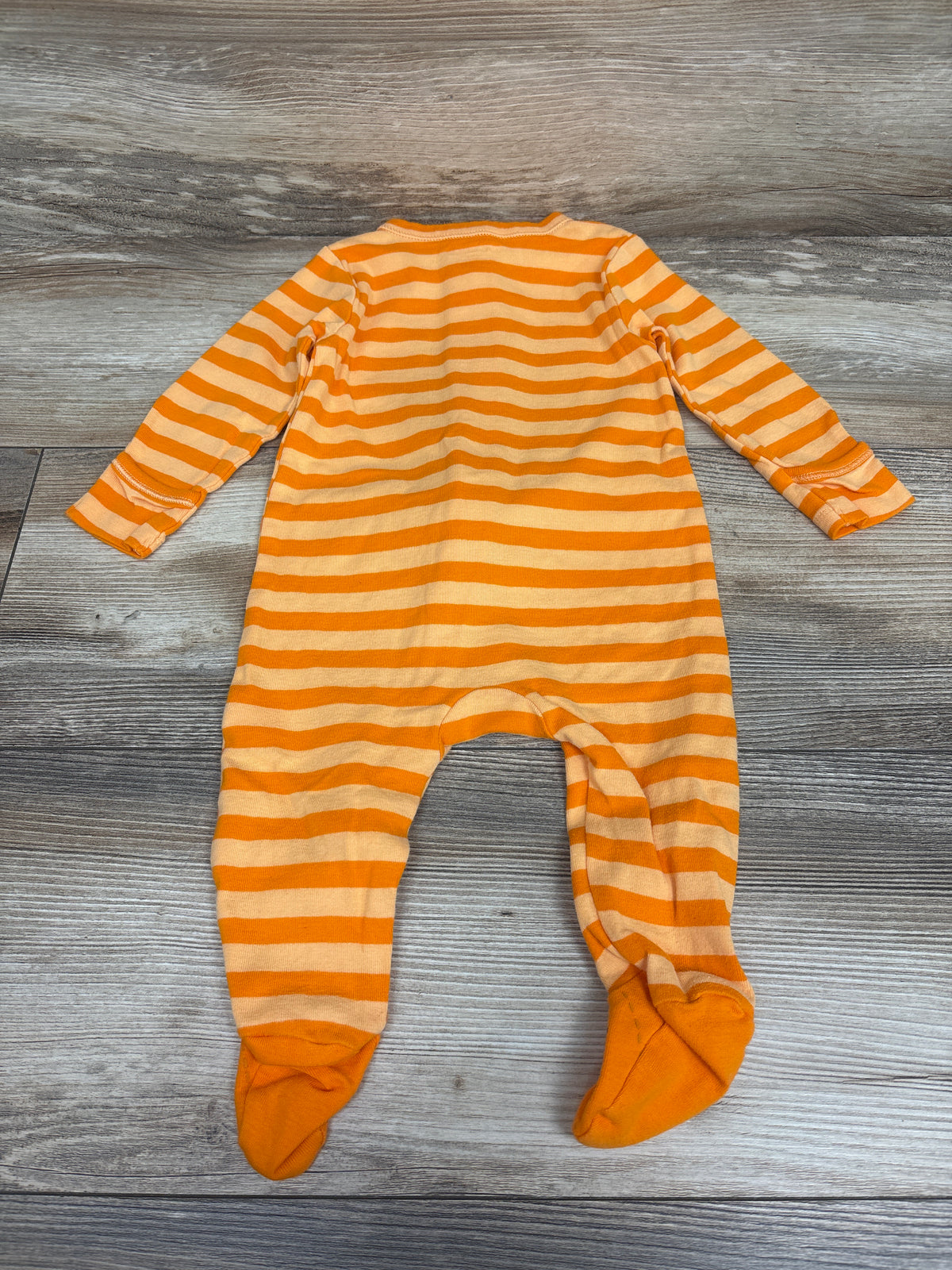 Old Navy Striped Pumpkin Sleeper Orange sz 6-9m