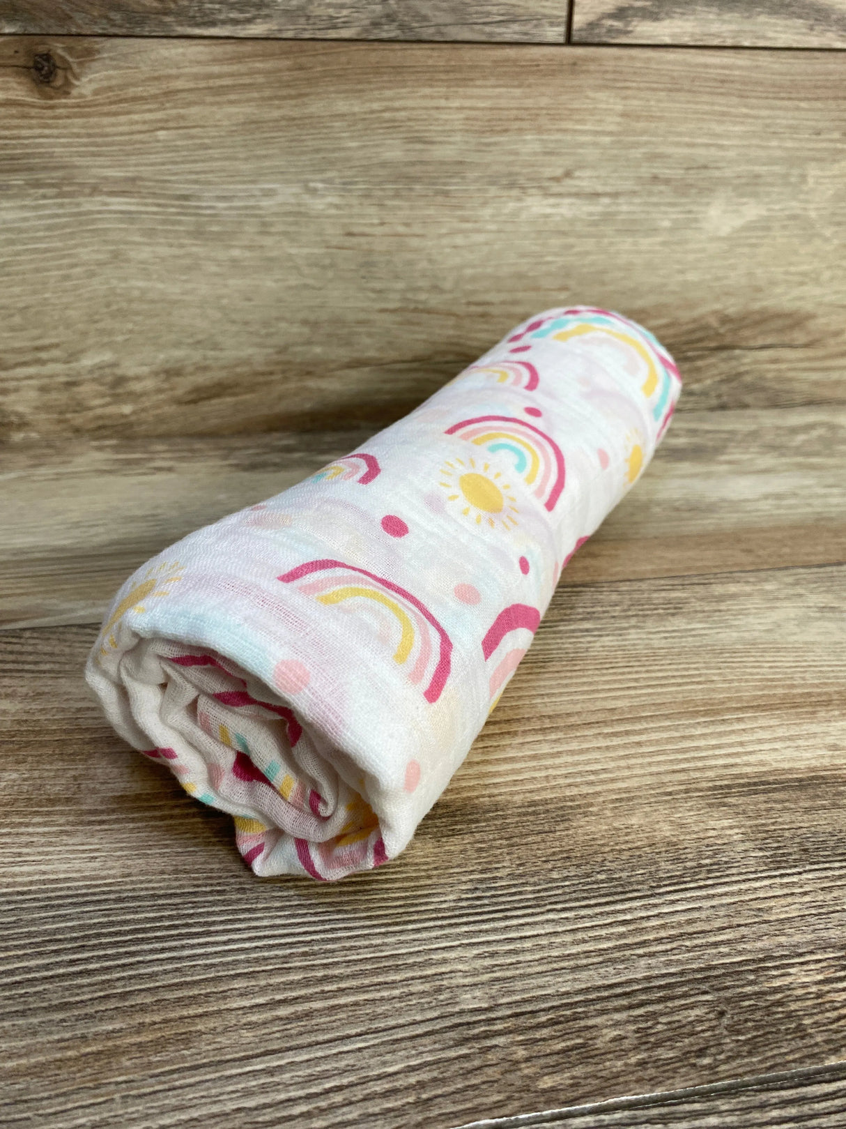 Parent's Choice Muslin Extra Large Swaddle, Rainbow 47" x 47" - Me n Mommy To Be