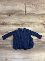 H&M Long Sleeve Shirt Navy sz 6m
