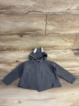 Stella McCartney Kids Knitted Bunny Ear Cardigan Grey sz 9m