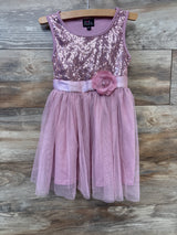 Lilt Sequin Tulle Dress Pink sz 5T