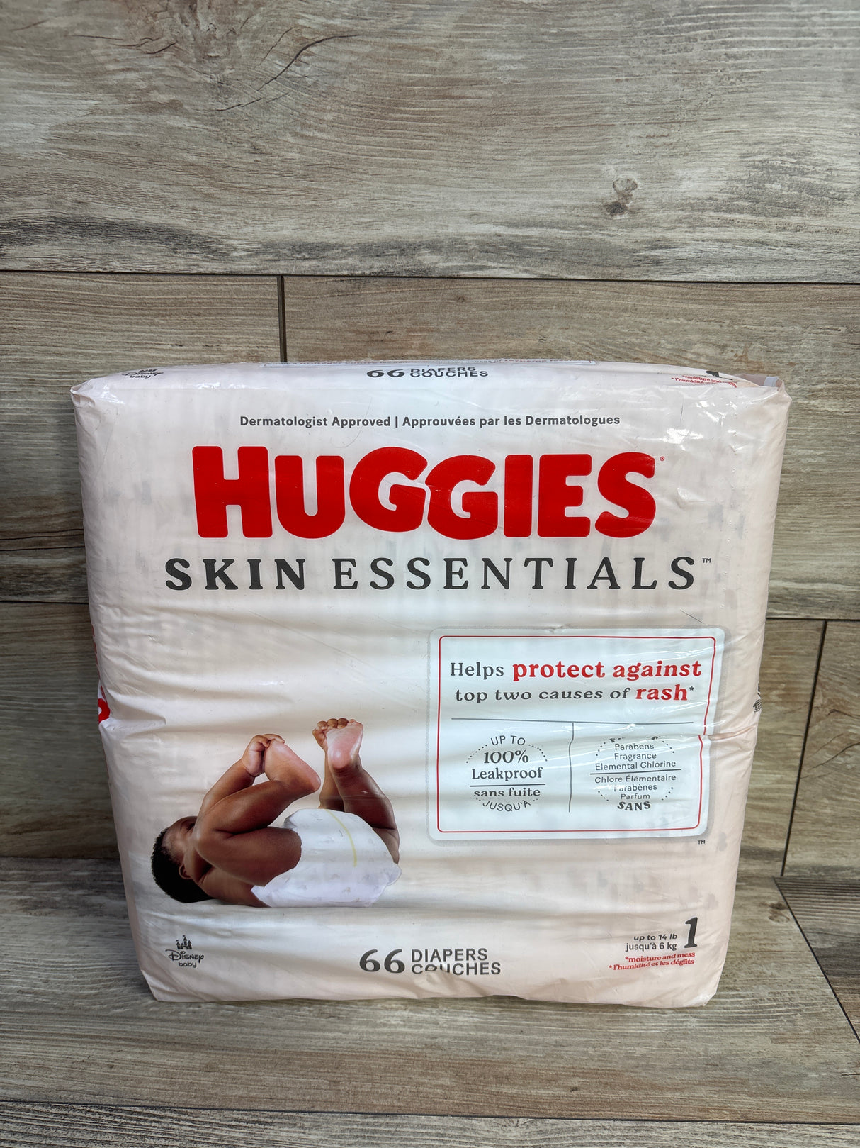 NEW Huggies Skin Essentials Diapers Size 1 66ct.