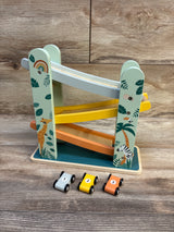 Free2Play Wooden Mini Garage Ramp with 3 Cars