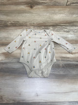 Baby Gap Bear Print Bodysuit Beige sz 6-12m