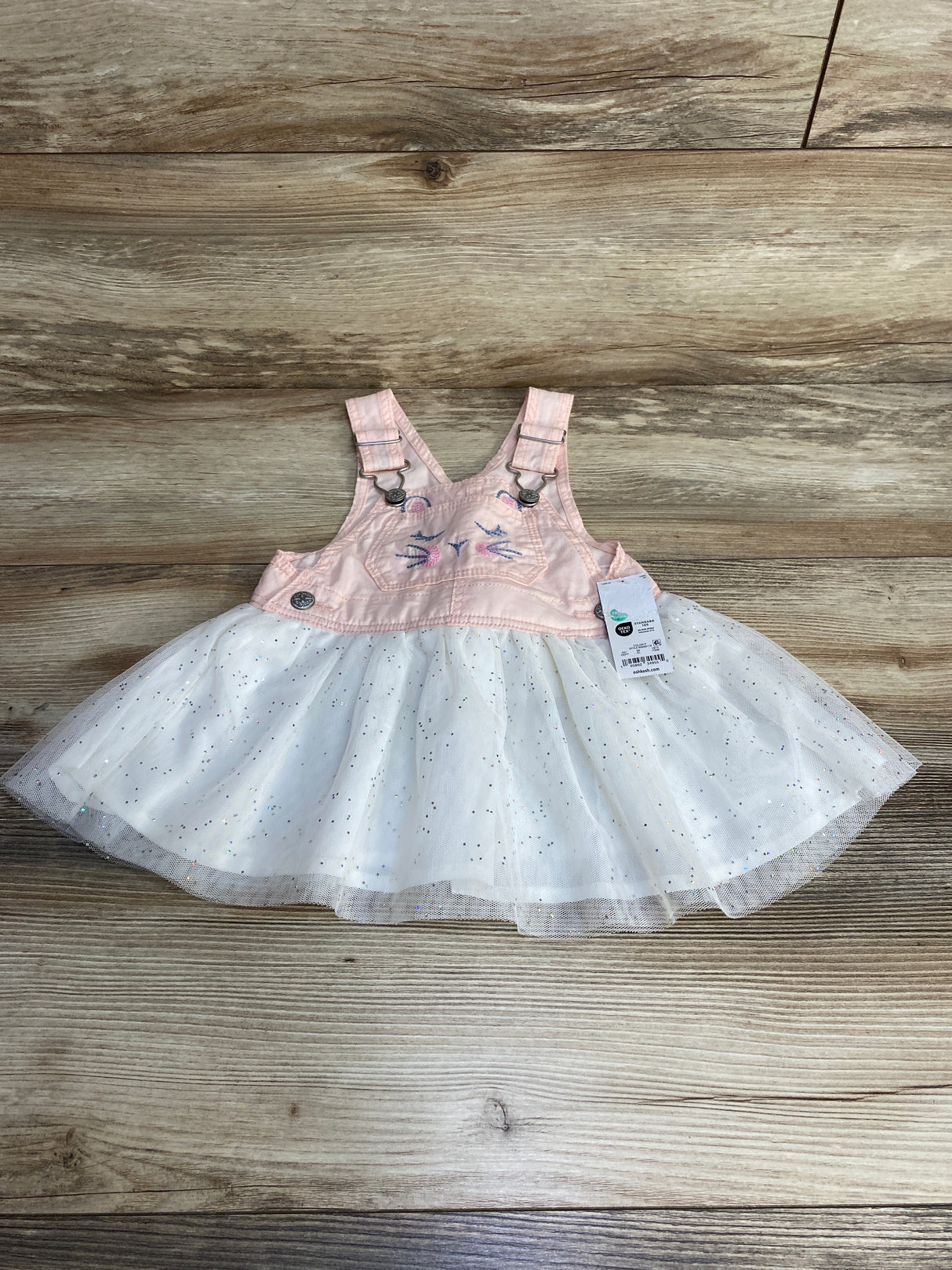 NEW Oshkosh Bunny Tulle Skirtall Pink sz 12m