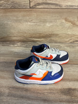 Nike Dunk Low SE TD White Light Silver Midnight Navy Sneakers sz 8c