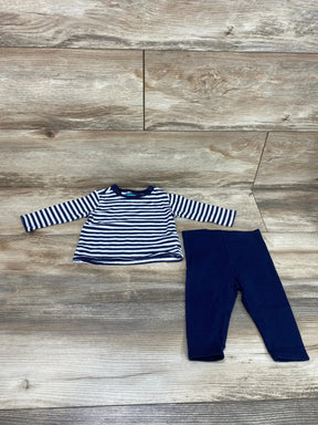 Mighty Goods 2pc Striped Shirt & Pants Set Navy sz 6m - Me n Mommy To Be