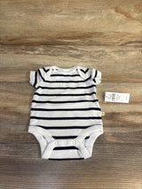 NEW Baby Gap Striped Bodysuit White sz Newborn - Me n Mommy To Be
