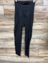 BabyBub High Waist Pocket Maternity Leggings Black sz Medium