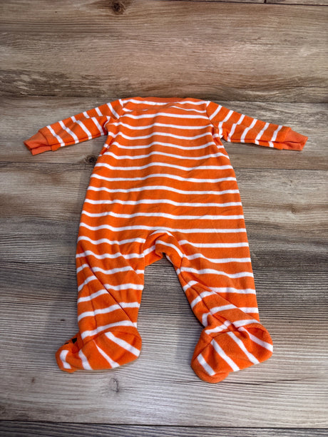 Just One You Striped Pumpkin Blanket Sleeper Orange sz 3m - Me n Mommy To Be