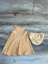 Cat & Jack Tank Dress & Bloomers Orange sz 18m