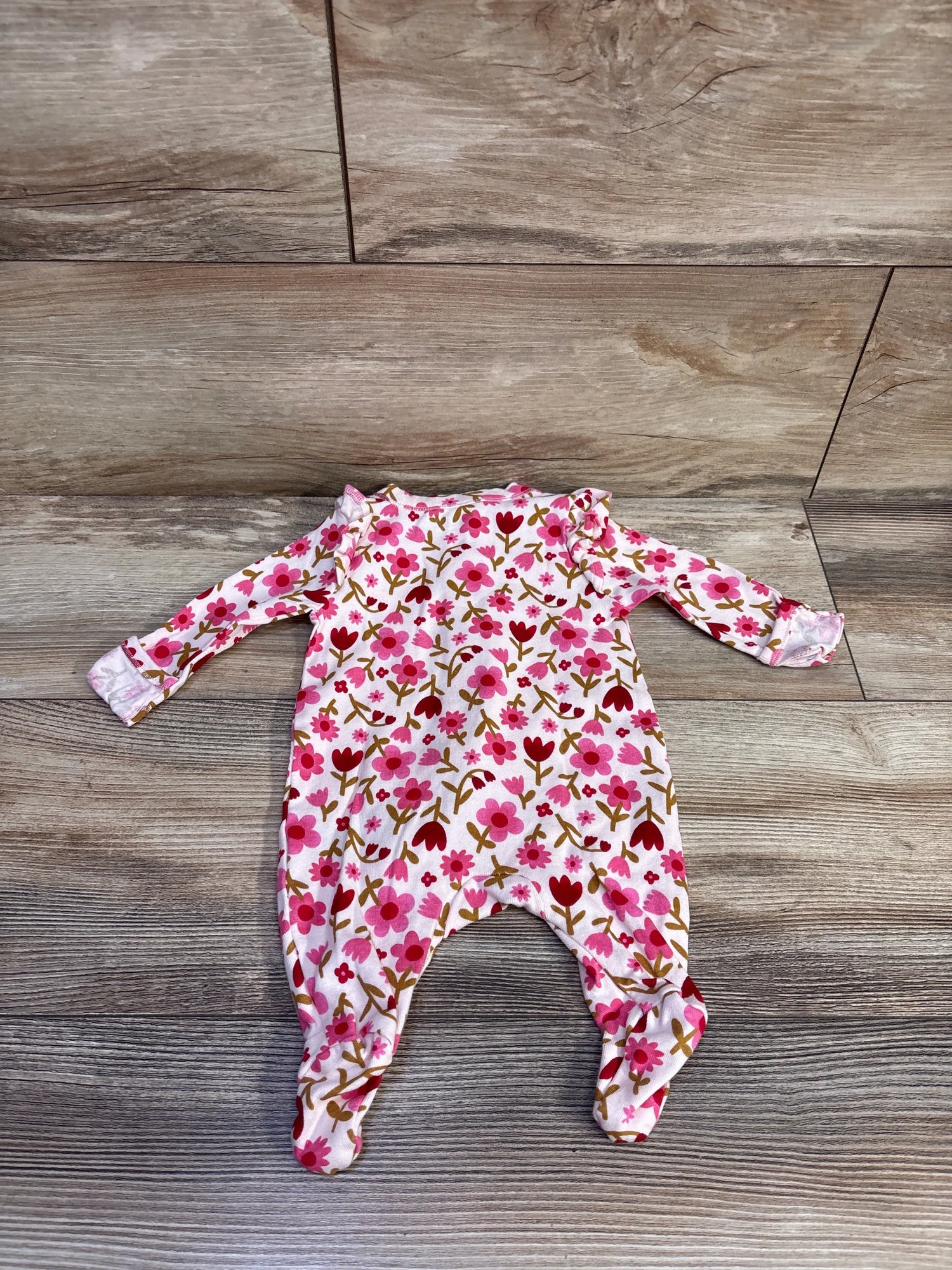 Old Navy Floral Sleeper Pink sz Newborn