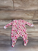 Old Navy Floral Sleeper Pink sz Newborn