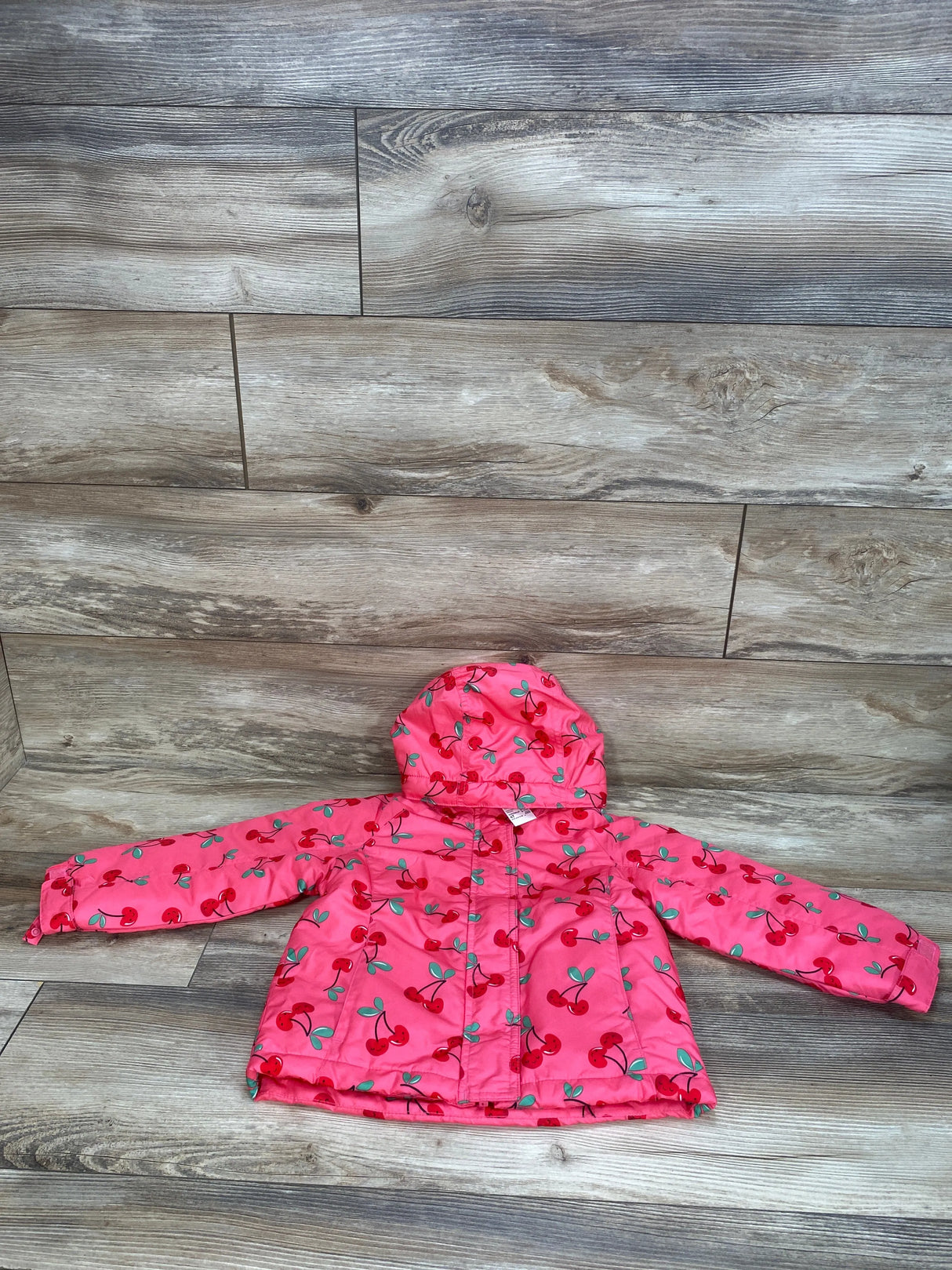 NEW Children's Place Cherry Print Jacket Pink sz 4T