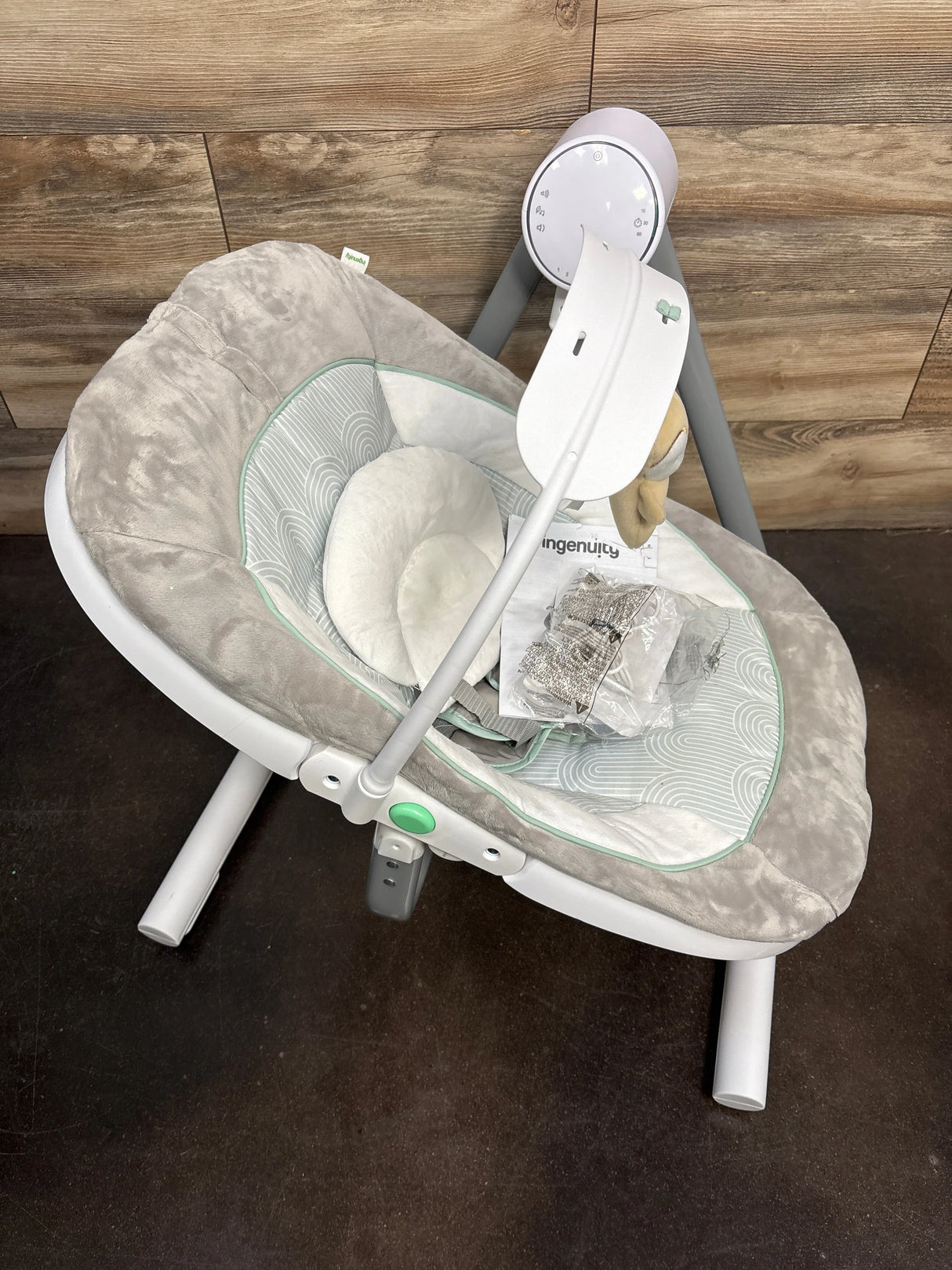 NEW Ingenuity Anyway Sway Portable Foldable Baby Swing in Ray - Me n Mommy To Be