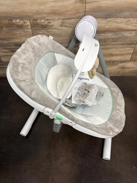 NEW Ingenuity Anyway Sway Portable Foldable Baby Swing in Ray - Me n Mommy To Be