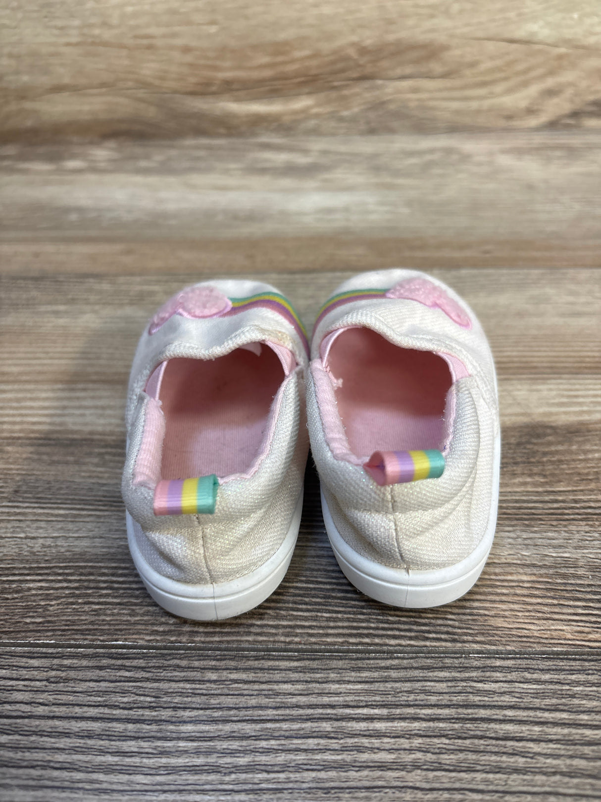 Wonder Nation Casual Canvas Sneakers Pink sz 4c