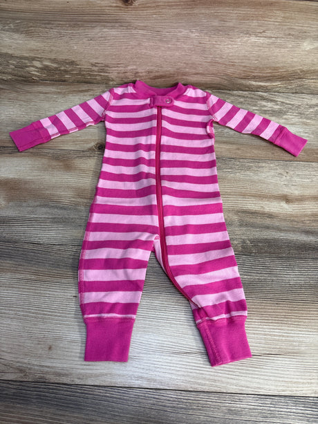 Hanna Andersson Striped Footless Sleeper Pink sz 3-6m - Me n Mommy To Be