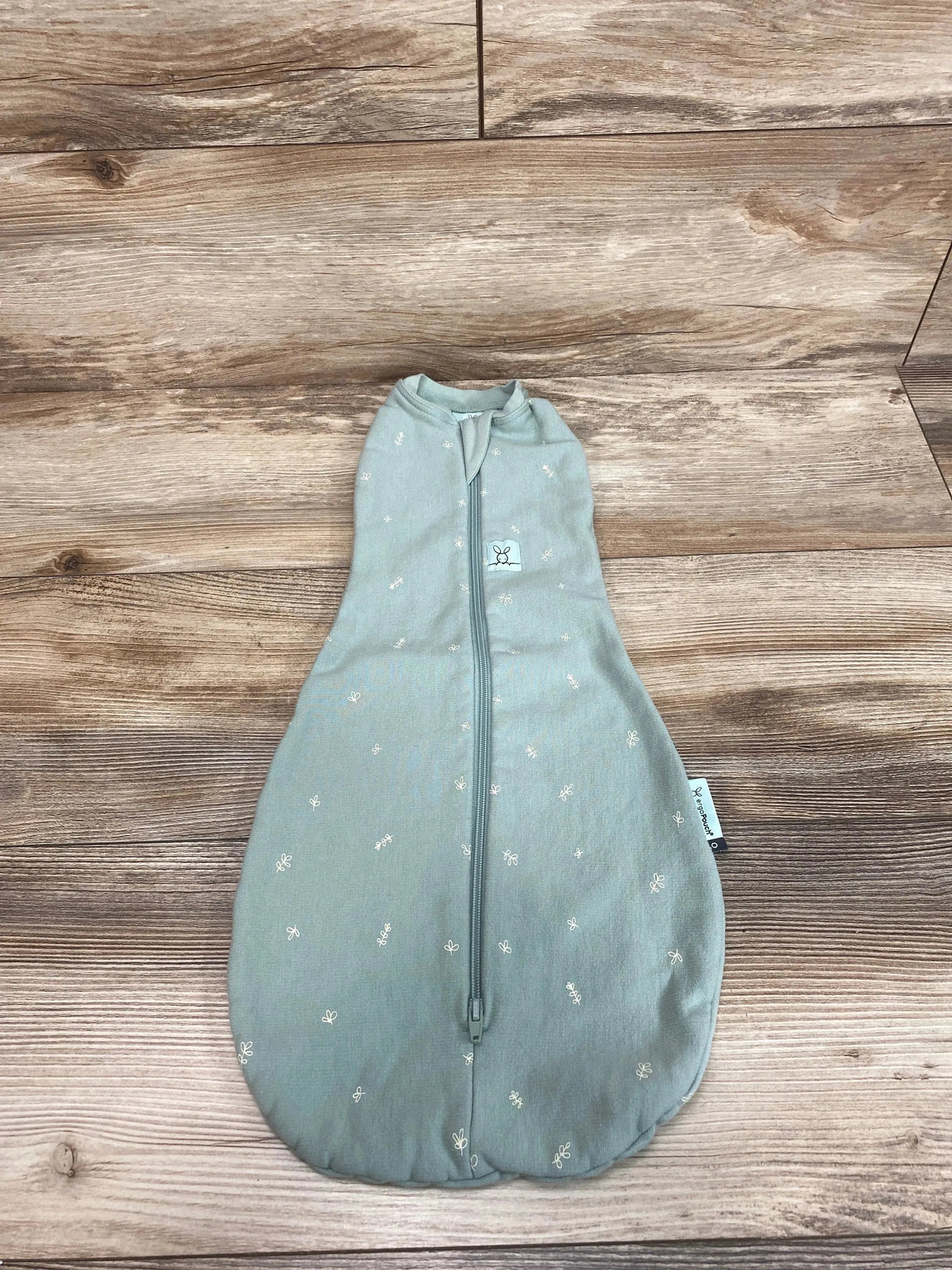 Ergo Pouch Cocoon Swaddle Sack 1.0 TOG Sage Sz NB