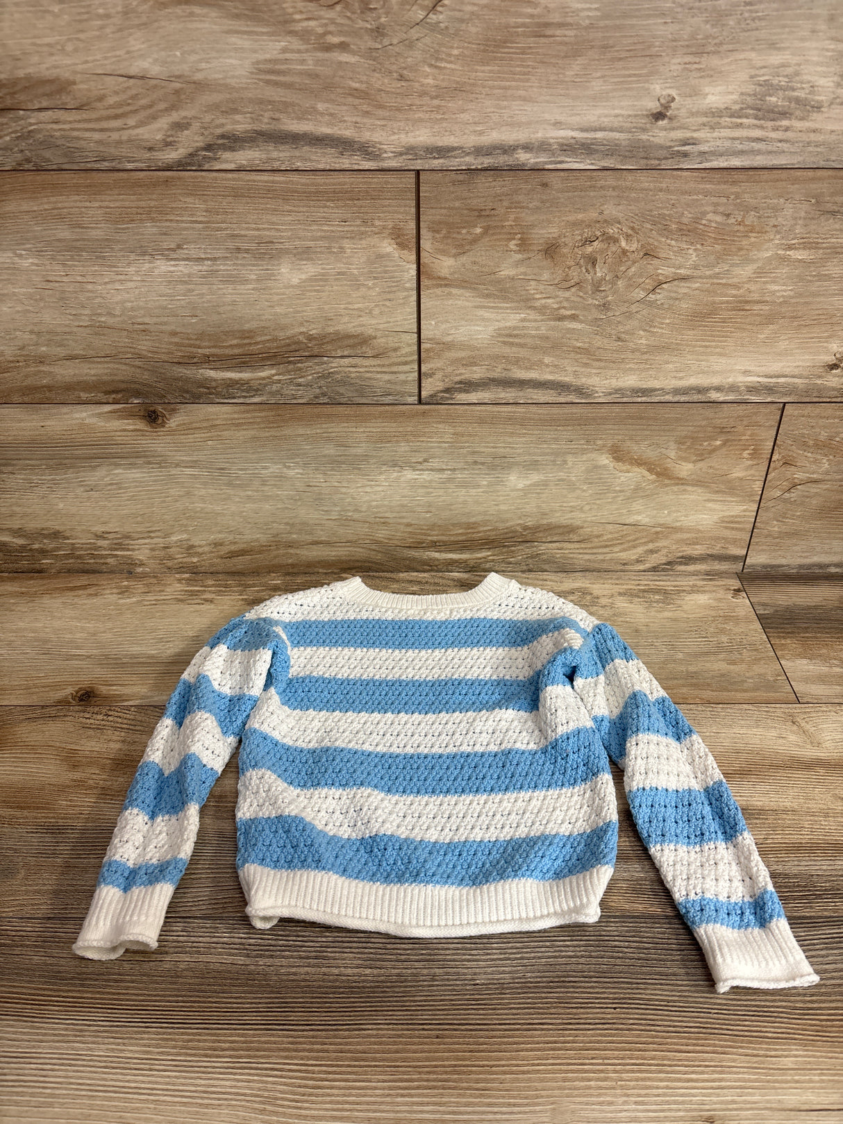 Cat & Jack Striped Knit Sweater White sz 4T