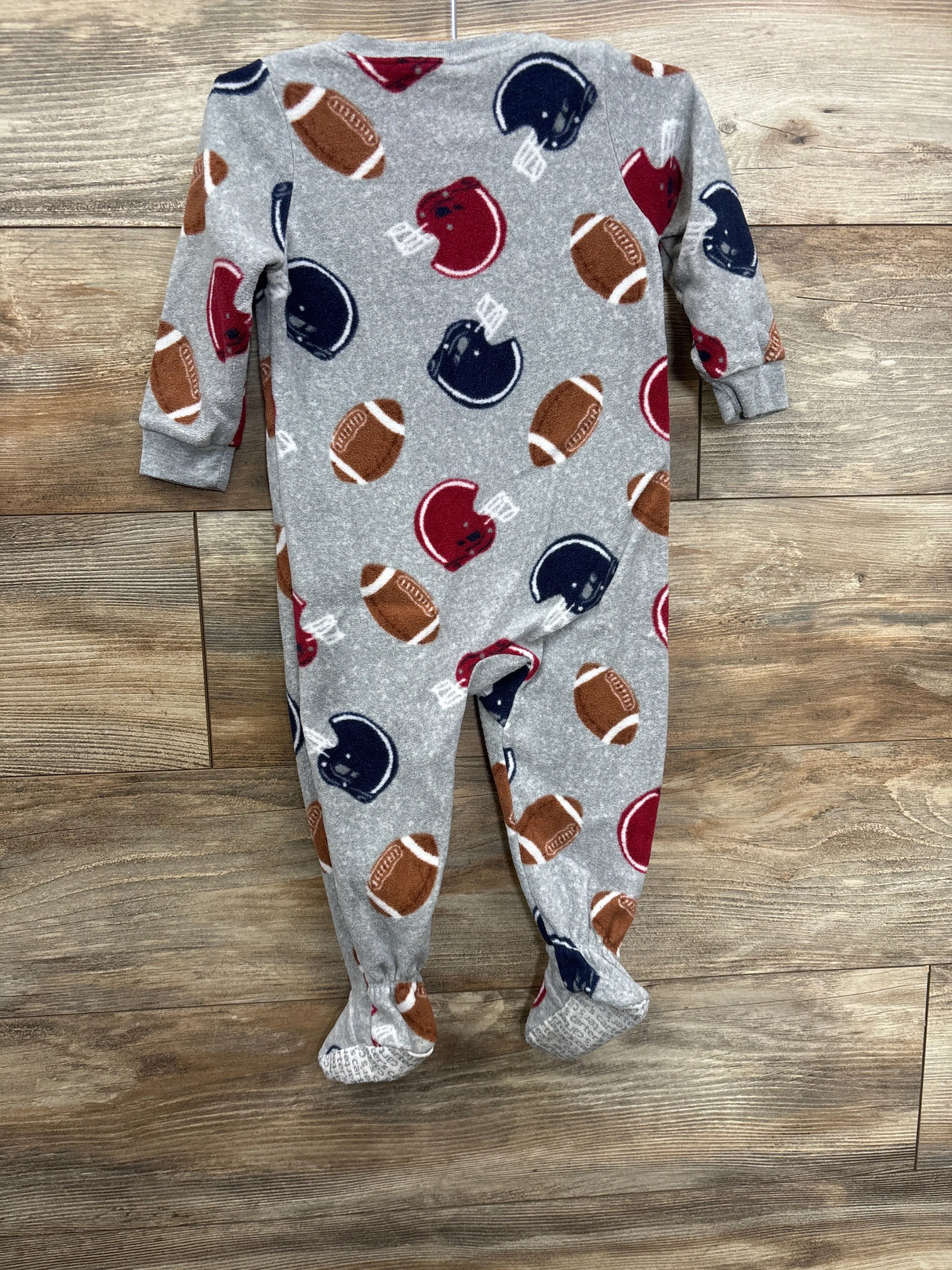 Carter's Sports Blanket Sleeper Grey sz 18m