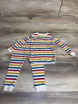 Member's Mark 2pc Striped Pajama Set White sz 2T