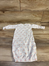 Cambria Baby Kimono Sleep Gown White sz 0-6m