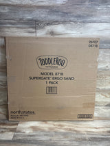 NEW Toddleroo by North States Supergate Ergo Safety Gate, Sand 28''-42''