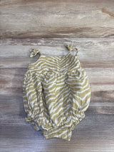 Old Navy Sleeveless Double-Weave Romper Beige sz 12-18m