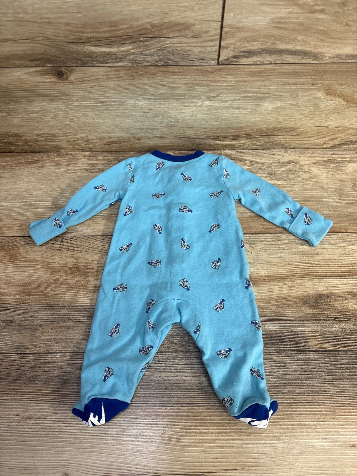 Nike Shoe Print Sleeper Blue sz 3m