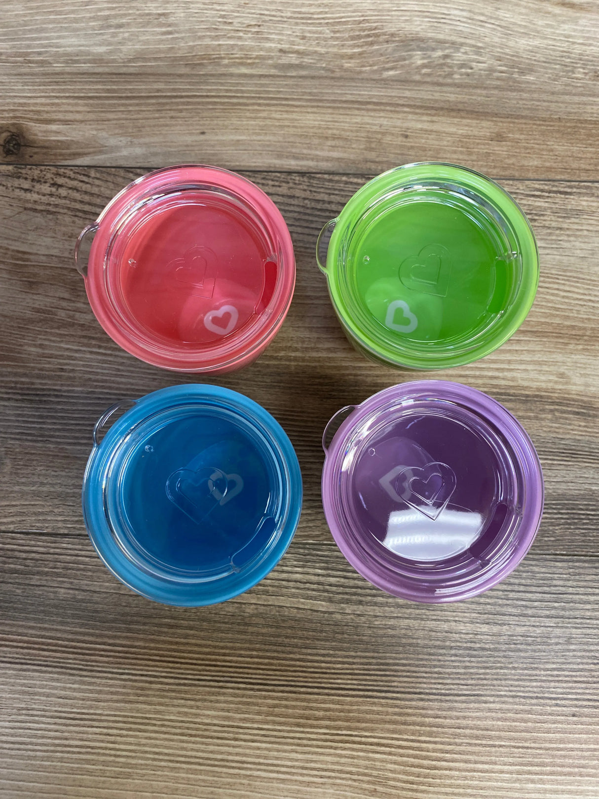 Munchkin 4pk Splash Open Toddler Cups with Training Lids, 7 Ounce