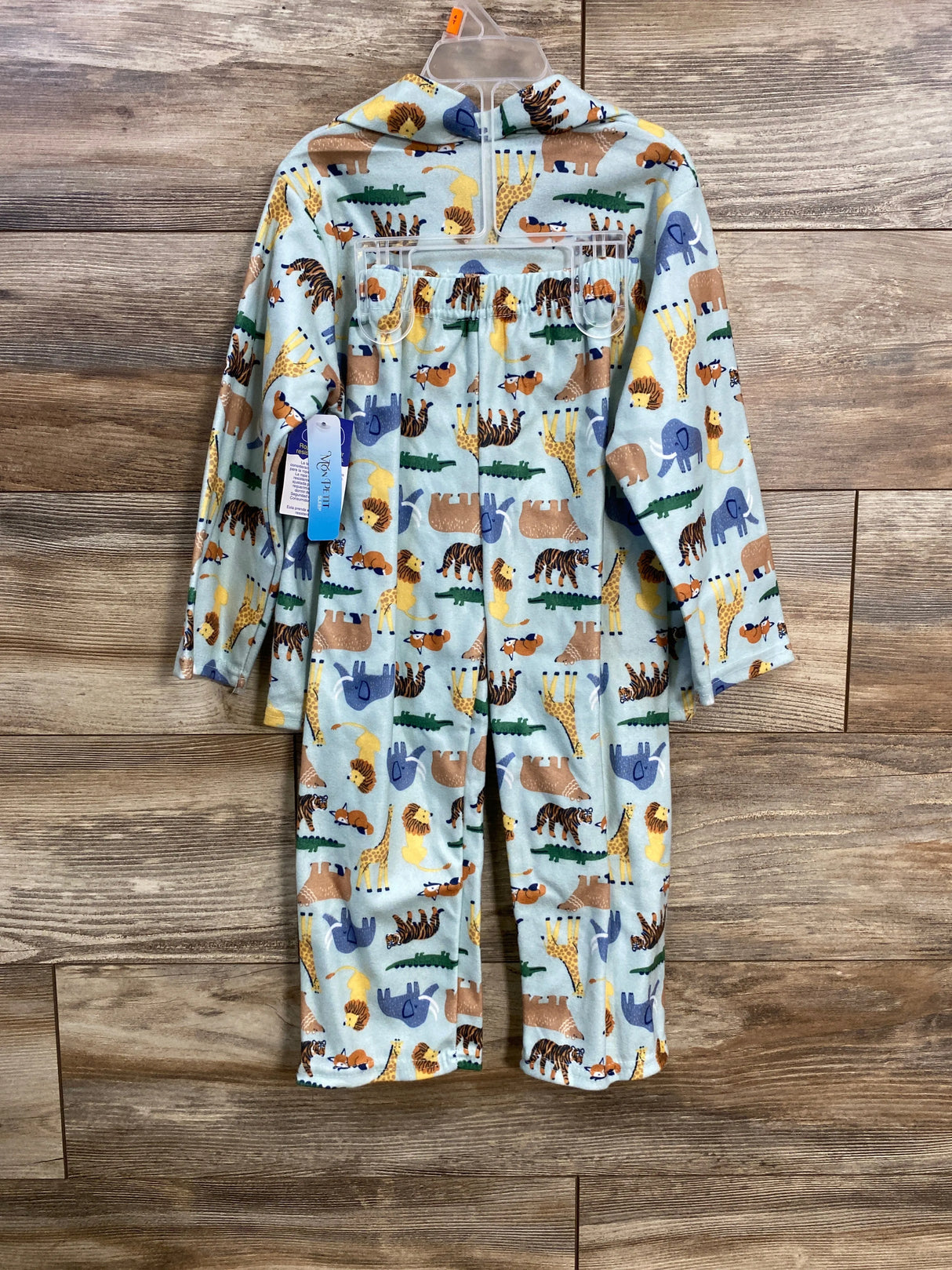 NEW Mon Petit 2pc Animal Print Pajama Set sz 4T