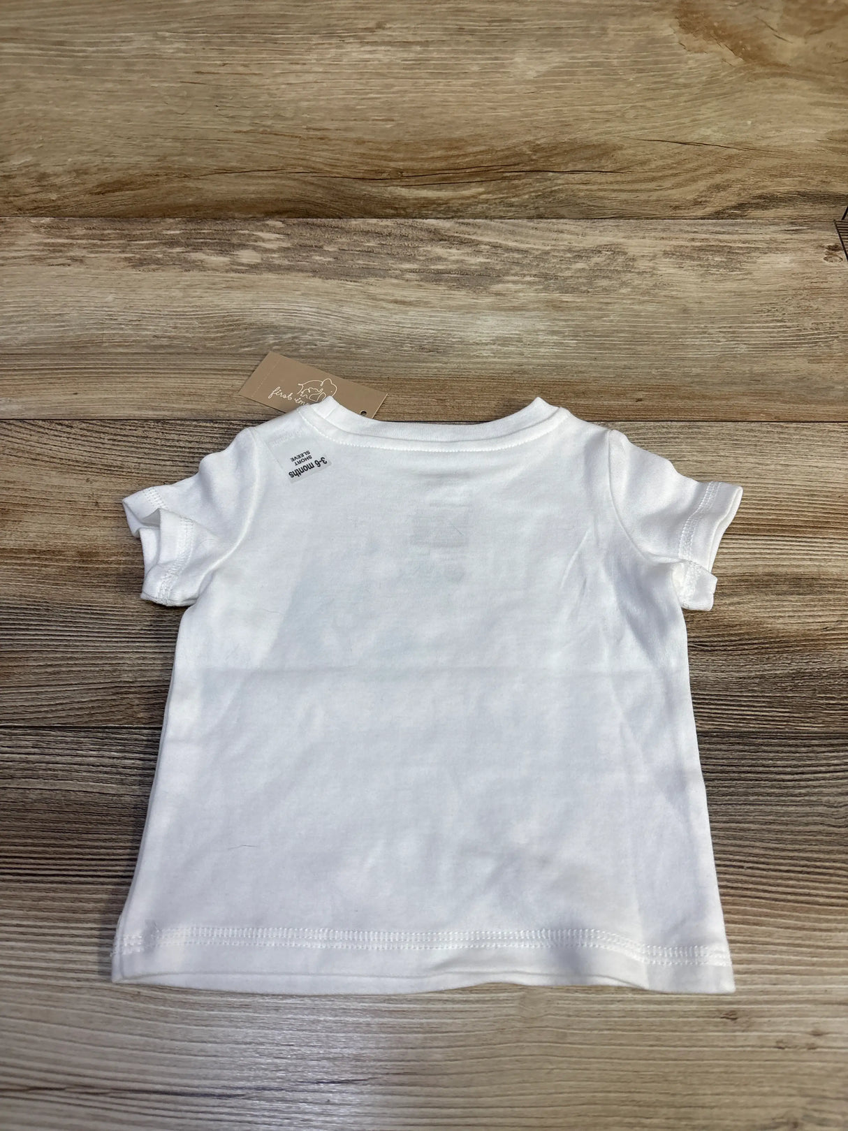NEW First Impressions Goal Shirt White sz 3-6m