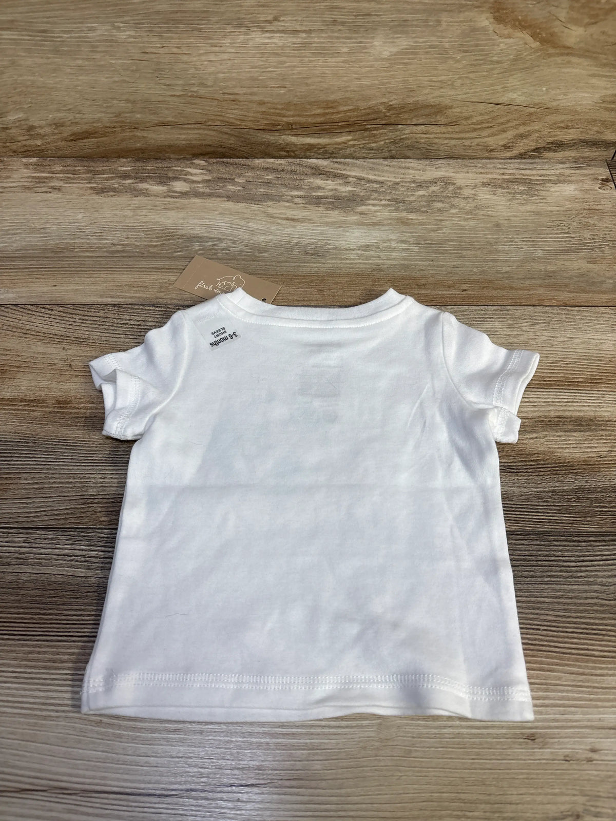 NEW First Impressions Goal Shirt White sz 3-6m