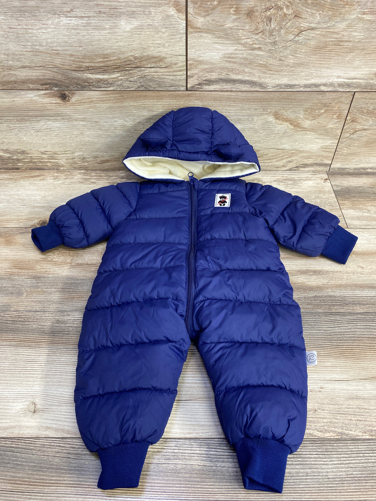 The Bear Puffer Snowsuit Navy sz 6m