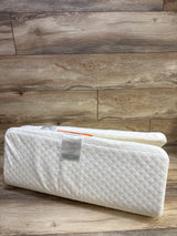 Hiccapop PlayPad 1'' Thick Playard Mattress Pad, White with a Carry Bag